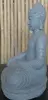 Artikelbild 5 des Artikels “Sitzender Buddha aus Flussstein in Bhumisparsha - Geste des Berührens der Erde. Höhe 51 cm. “